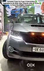 Fortuner type 2 complete led headlights lexus style