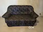 Grey flower designer sofa 3+1+1