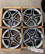 MERCEDES AMG ORIGINAL ALLOY WHEELS 18 INCH (EXCELLENT CONDITION)