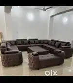 LUXURIOUS U SHAPE SOFA MANUFACTURING AT ZAM ZAM FURNITURE