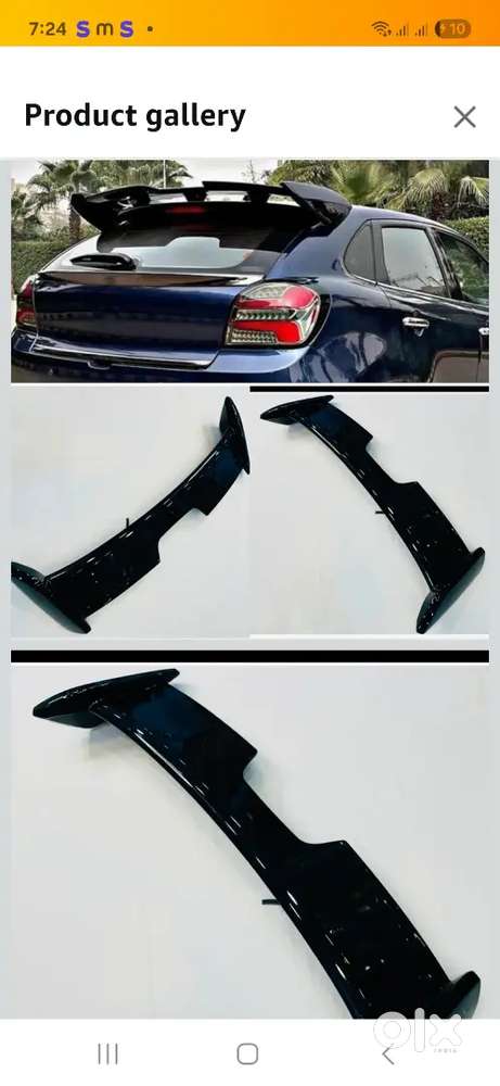 Baleno/ fronx monster spoiler