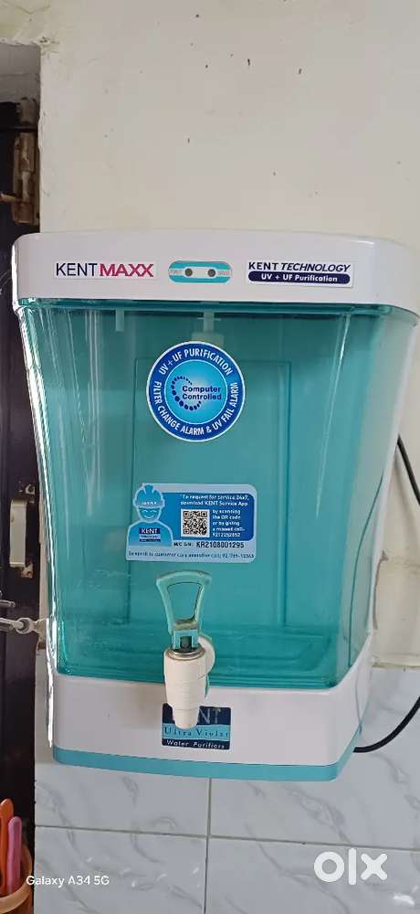 Kent Maxx water purifier very less used