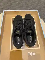 Black & Gold Puma Sneakers (White sneakers)