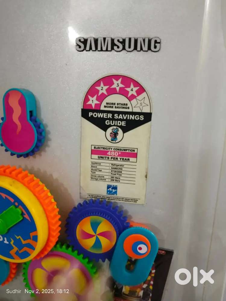 Samsung fridge 2008 model 258 litre