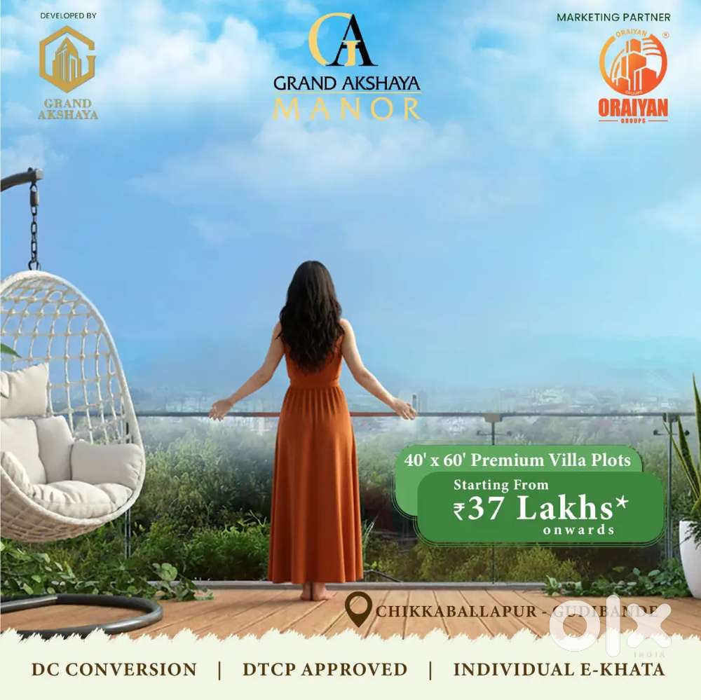 2400sq Plot starting at just 37 Lakh