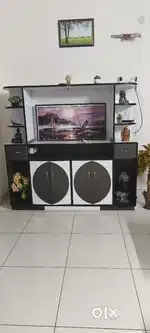 Tv plus almirah
