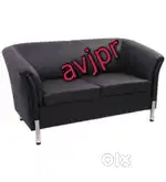 New two Seater premium Office Sofa Sleek &Comfortable Design cafe sofa