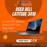 Used Dell Latitude 3410  i5 10th Gen  16GB RAM  512GB NVMe