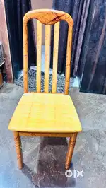Marble finish dining chairs