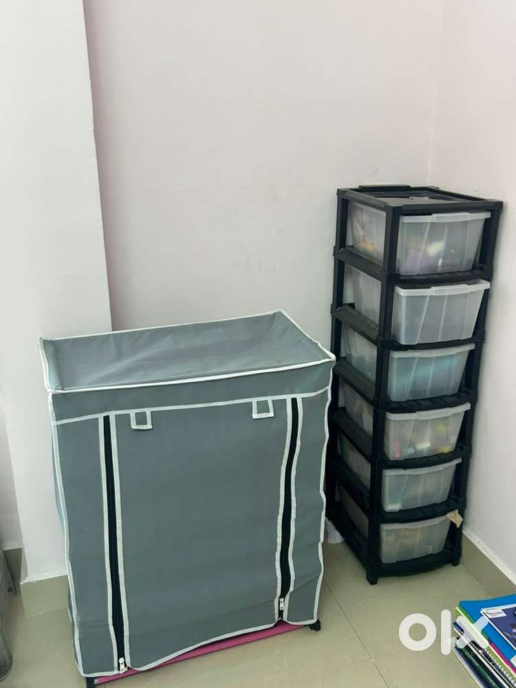 Two storage organizers