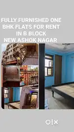 ONE BHK FLATS FULLY FURNISHED FOR RENT