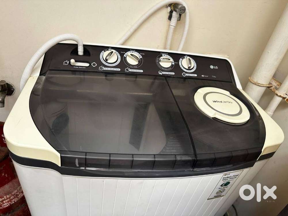 Used LG  semi automatic washing machine 7.5 kg