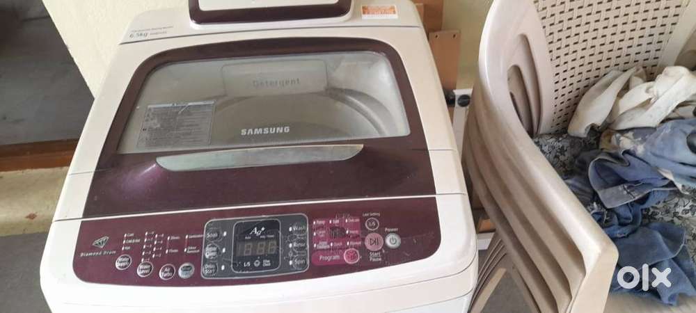 Samsung silver wash washing machine