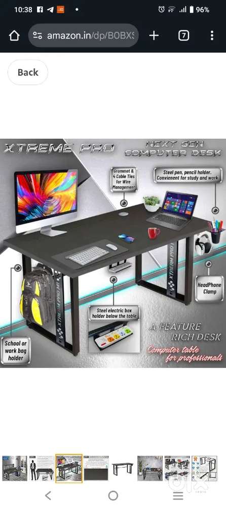 Computer and gaming table