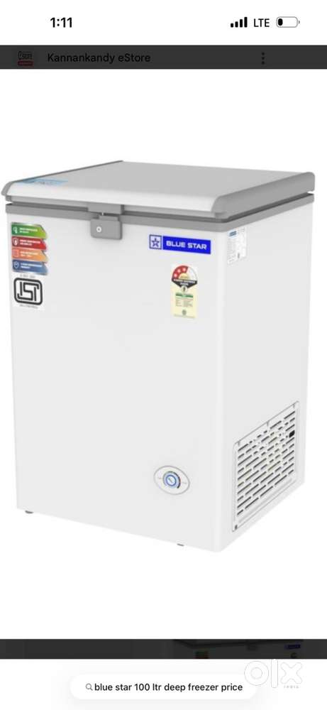 Blue Star 100 Litres Single Door Deep Freezer