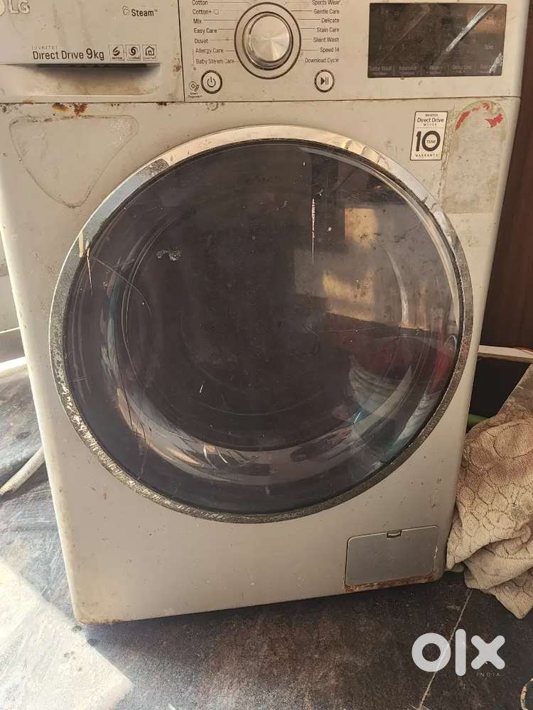 Lg 9 kg front loadsmart  washing machine