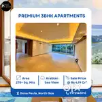 Luxury 3BHK Spacious Sea View Apartments for Sale in Dona Paula!