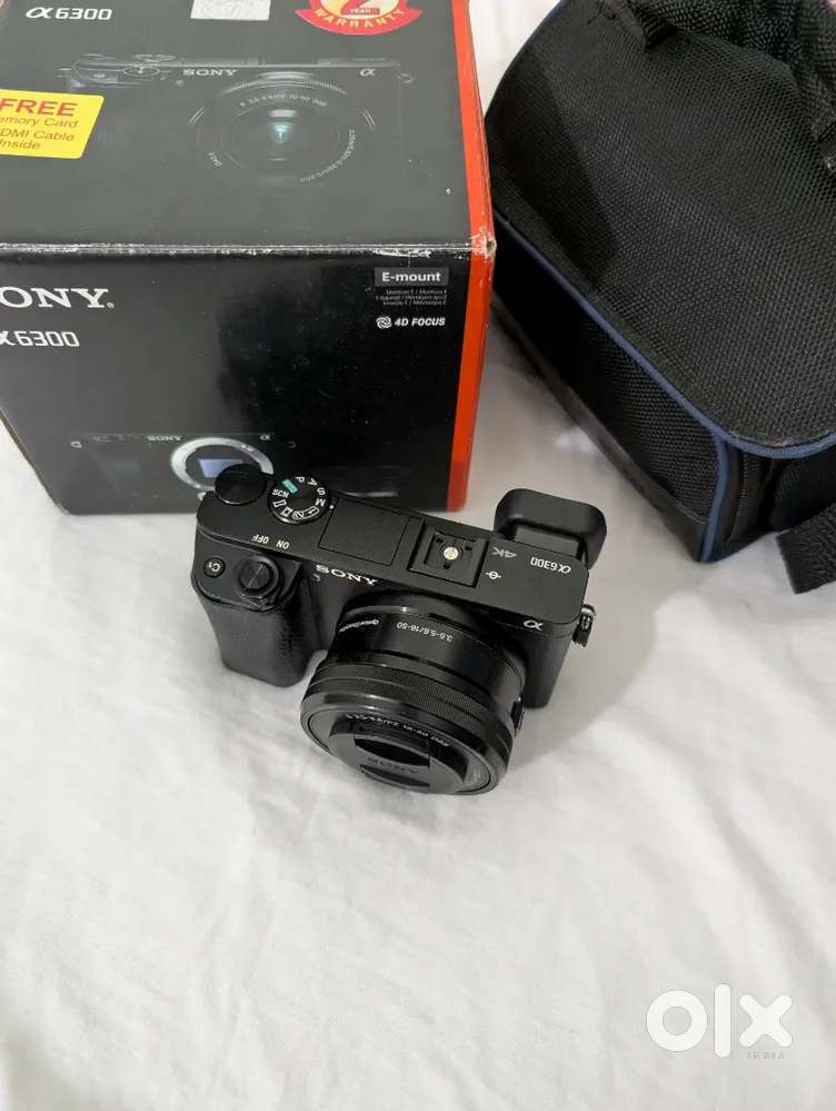 Sony Alpha A6300 & 16-50 PZ lens Kit - 4K mirrorless camera
