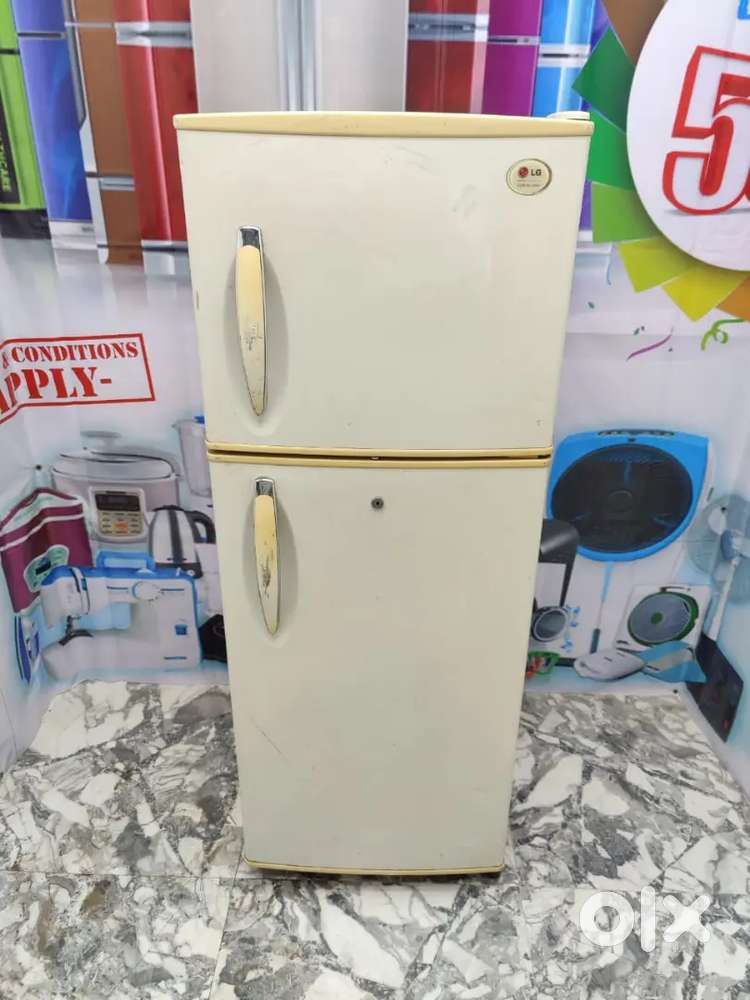 White colour lg double door refrigerator available