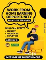 Office work students and housewife age18+