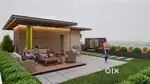 Semi furnished flats available with gated society with guard security