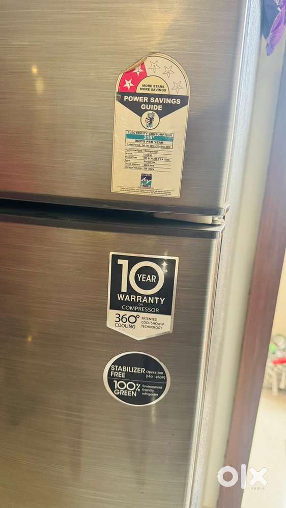 Godrej double door fridge for sale