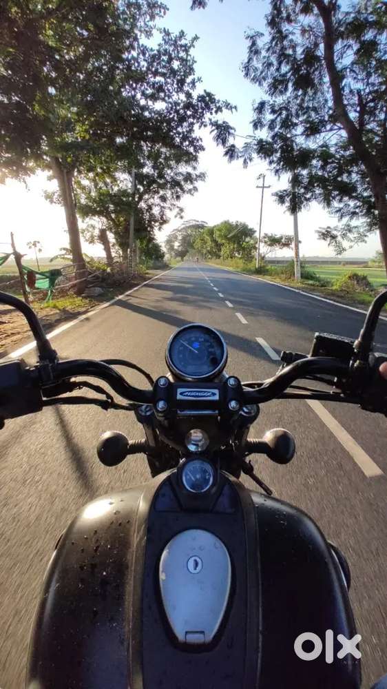 A perfectly maintained Bajaj avenger 220 motorcycle