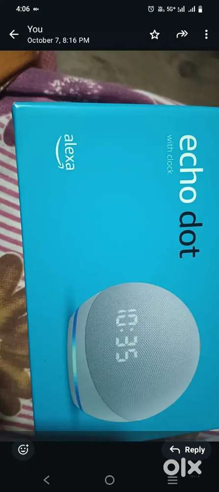 Alexa  eco dot with watch