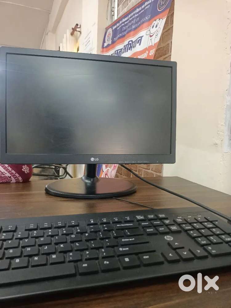 Computer  and keyboard