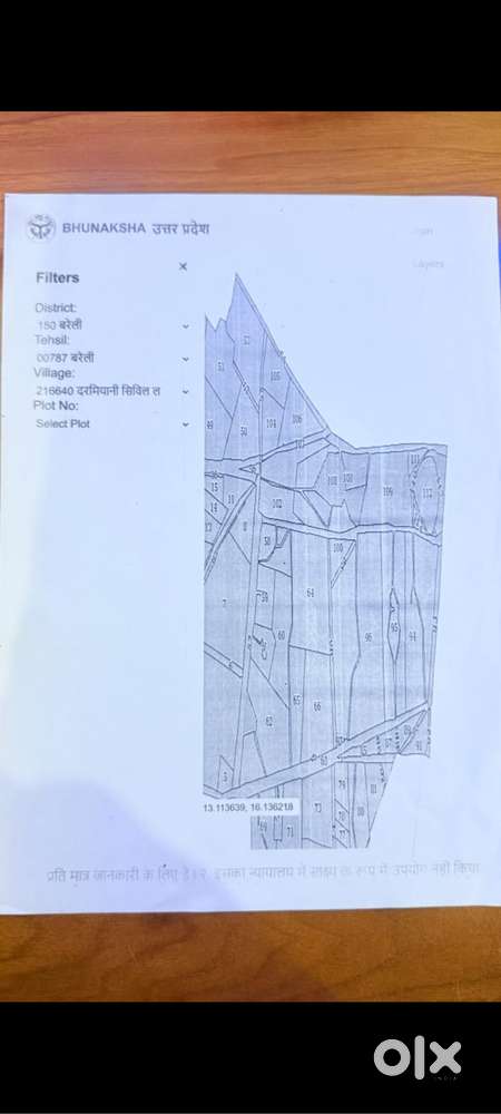 Land in heart of the city