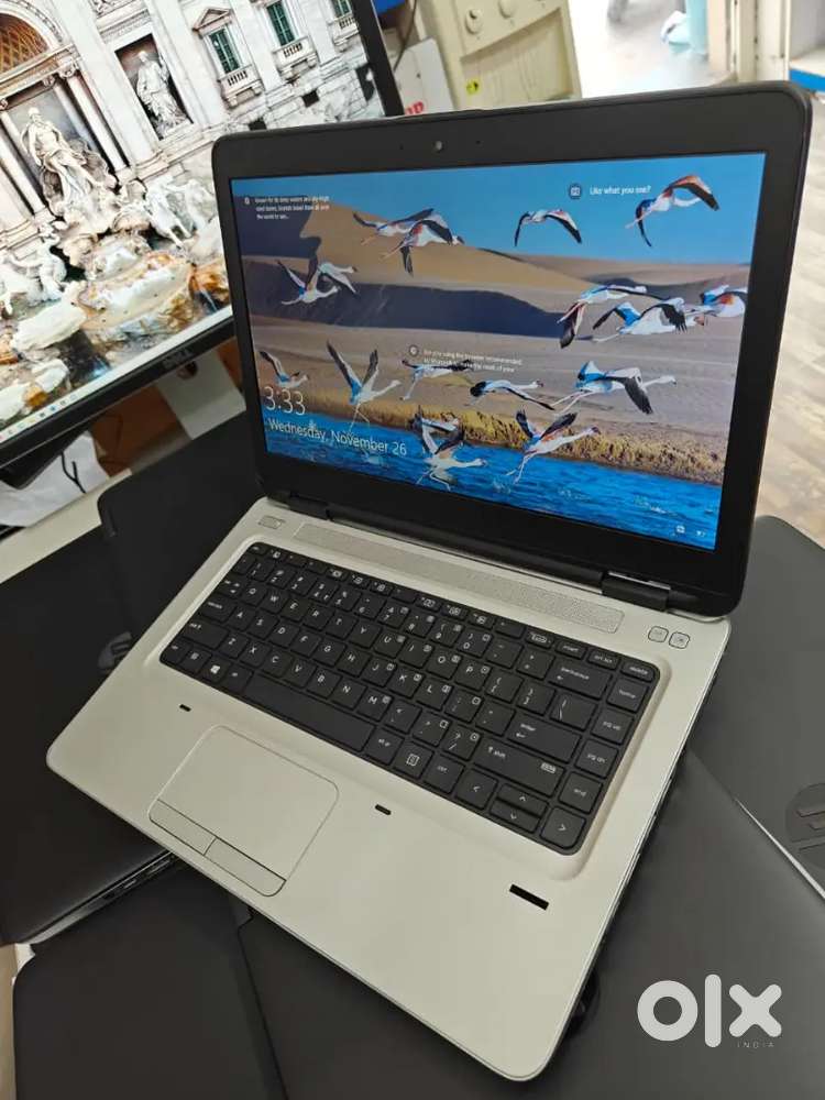 REFURB BLACK & SILVER COLOUR HP PRO BOOK 640 G2 I5-6TH GEN  8/256