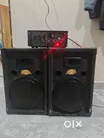 For Sale: Sound System with 2 Big Speakers + Amplifier