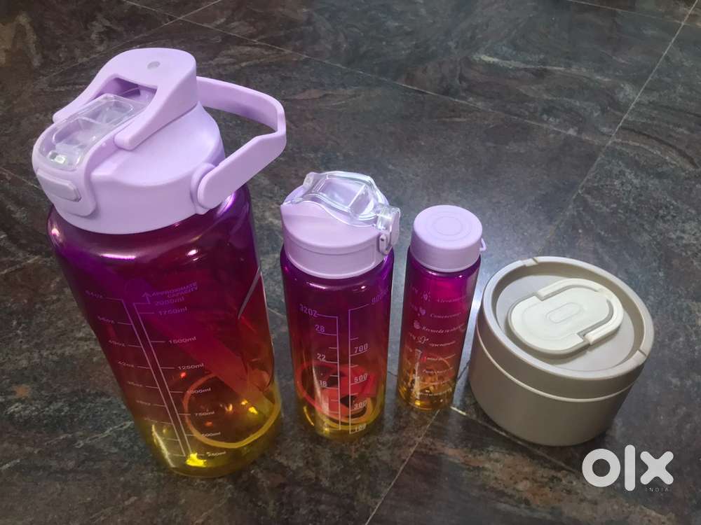 New 3.1 Watter Bottle 2liter, 900ML, 300ML