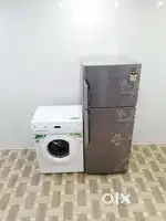 #@#Samsung double door fridge & LG 5.5kg front load washing machine.