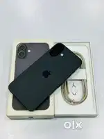 Iphone 16 PLUS 128Gb black 100% battery health Indian