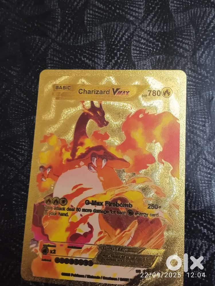 A golden card