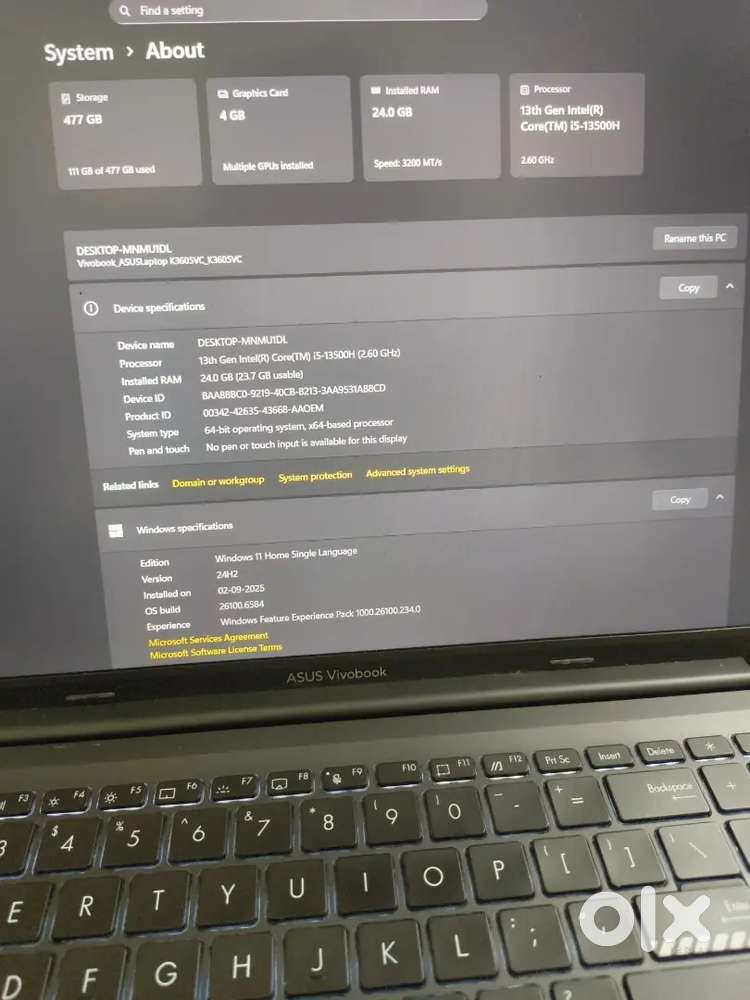 Asus vivobook 16x