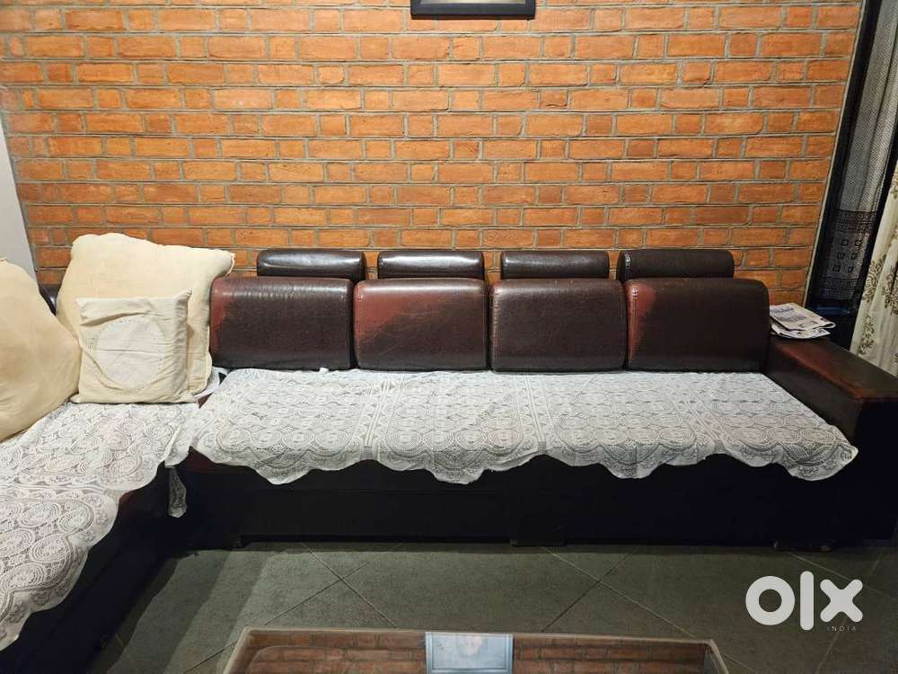 Long Sofa set with lounger