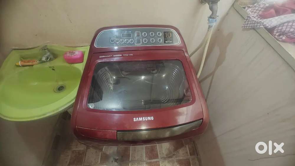 Samsung Fully Automatic (7 kg +1 kg) Top Load Washing Machine