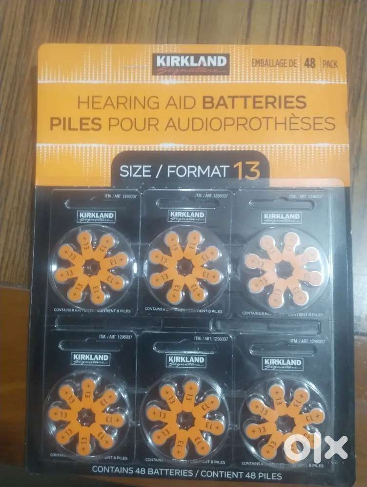 Kirkland hearing aid batteries piles