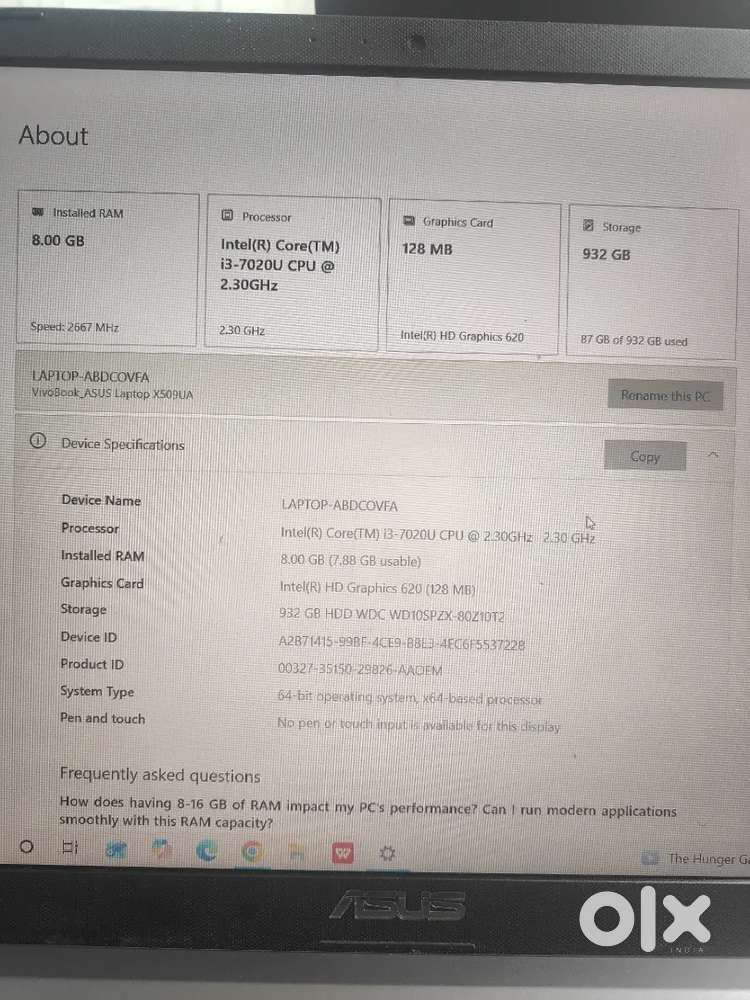 Asus Vivobook X509UA