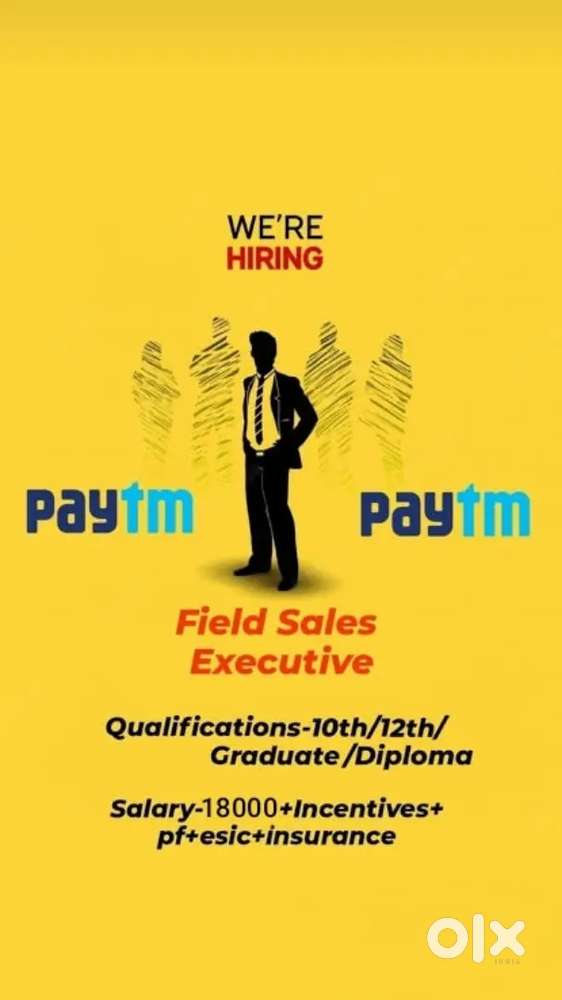 Field executive vacancy in paytm
