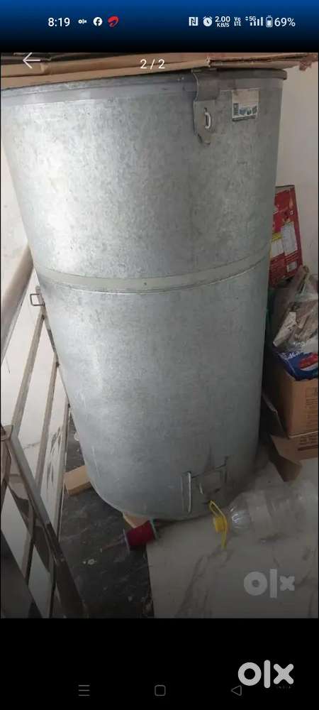 Wheat storage tank for 4quintol