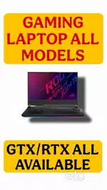 Gaming LAPTOP With Rtx Gtx All Available