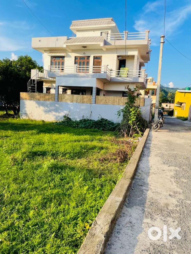 A beautiful 3 bhk villa with a perfect hill view