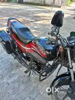 Front ND rear tyre is in good condition.