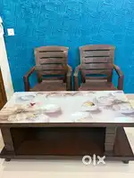 Center Table and 2 Chairs