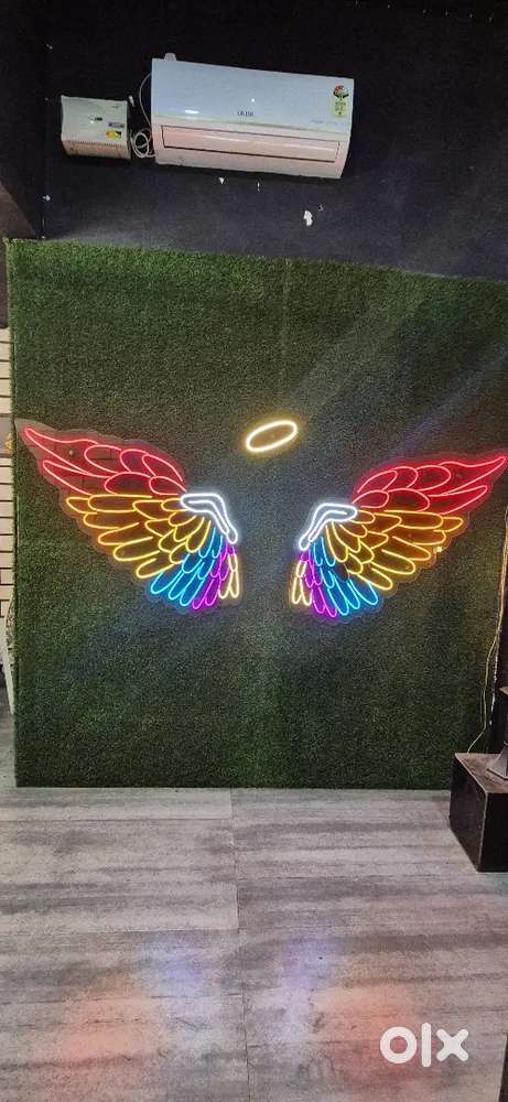 Neon led wings