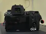Nikon Z6ii mirrorless body with adaptor and 85mm f mount lens