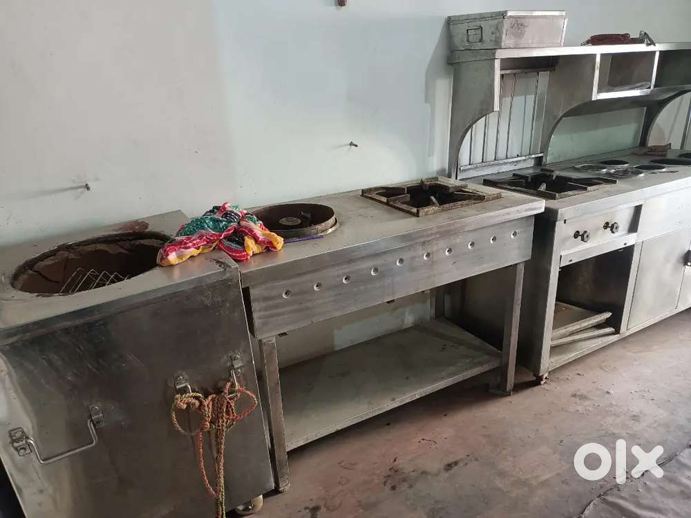 Commercial Heavy Duty Stainless Steel Gas Bhatti & Counter – Excellent